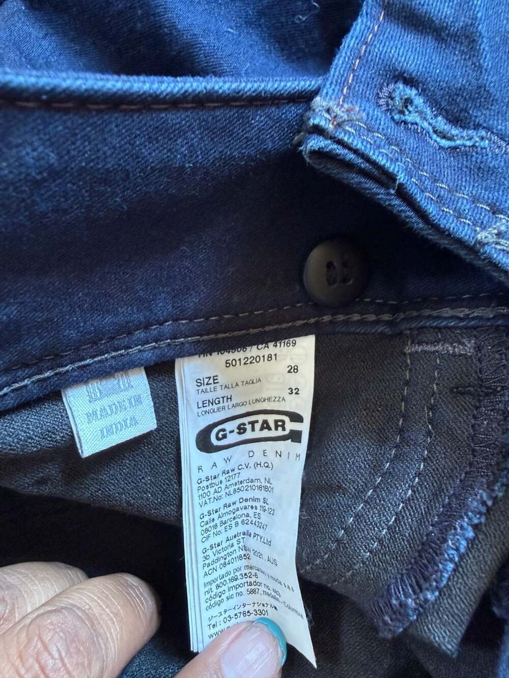 G-Star RAW Midge Cody Skinny Dark Wash Women's Jeans Size 28x32 - Picture 5 of 8